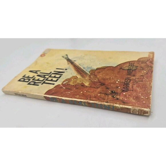 Vintage 1971 Be A Real Teen Warren Wiersbe Paperback Christian Book Devotional - Picture 2 of 7